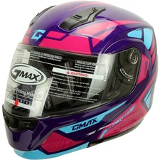 GMax Violet/Pink MD-04 Sector Modular Helmet M1043986