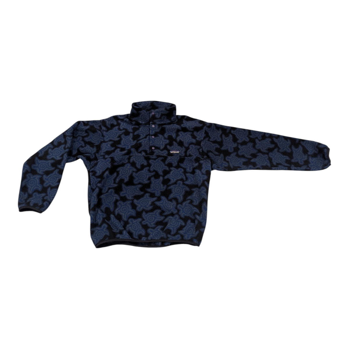 Vtg 90s Patagonia Zen Turtle Snap-T Synchilla Pulllover Fleece