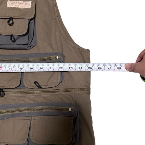 Vintage Field & Stream Multi Pocket Full Zip Fishing Utility Vest Men’s XL - Picture 6 of 7