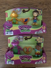 Fisher Price Barney's World Barneys Friends: Barney B.J Figures Set of 2