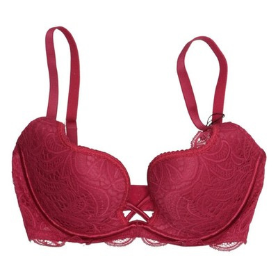 Esotiq, BH, Größe: 65F, 38325, Rot, Elasthan/Polyamid, Blumen, Spitze #NoY