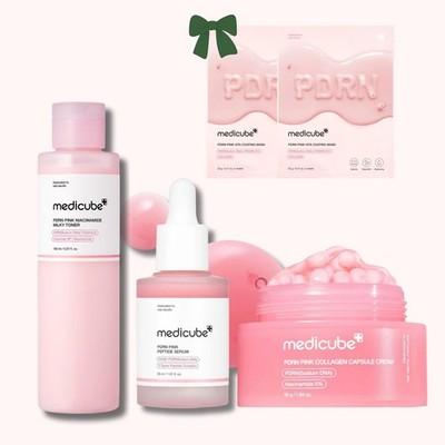 Medicube PDRN Pink Glow Set   $94 Value, Radiance & Hydration Kit