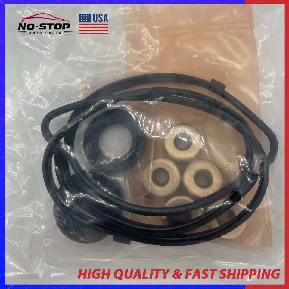 Juego de juntas de cubierta de válvula DELANTERA/TRASERA para Honda Odyssey Pilot Accord y Acura RDX TSX Foto 3 de 4