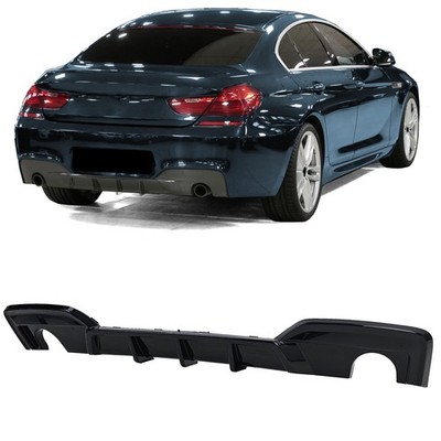 Heckdiffusor Performance Schwarz Glanz passt für 6er BMW F12 F13 F06 640d 640i