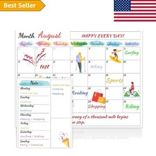 Personalized Organization: 15"x11.5" Magnetic Calendar  9"x7" Planning Board