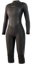 2025 Mystic Womens Brand Long Arm Short Leg 3/2mm Back Zip Flatlock Wetsuit - Bl