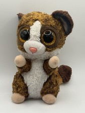 Binky Ty Beanie Boos 6" Bush Baby Brown  White Stuffed Plush Toy 2021