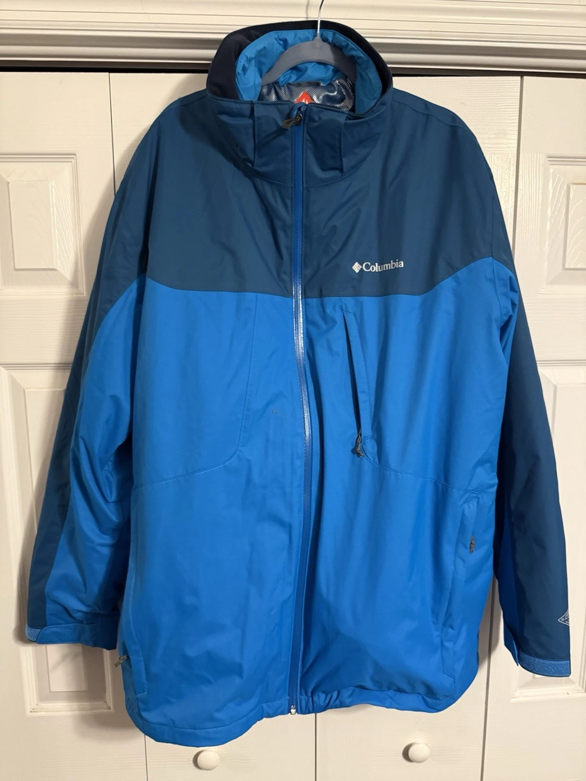 Columbia Omni-Heat 3-in-1 Interchange Jacket Mens 3XL Waterproof Blue