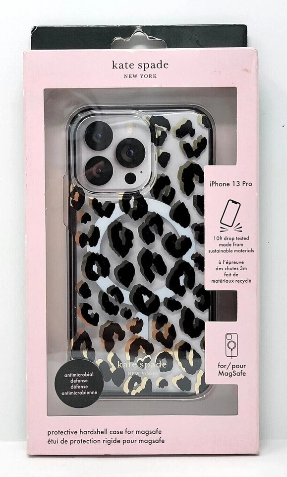 Funda Protectora Kate Spade Nueva York Apple iPhone 13/13 Pro/13 Pro Max - Leopardo Foto 2 de 2