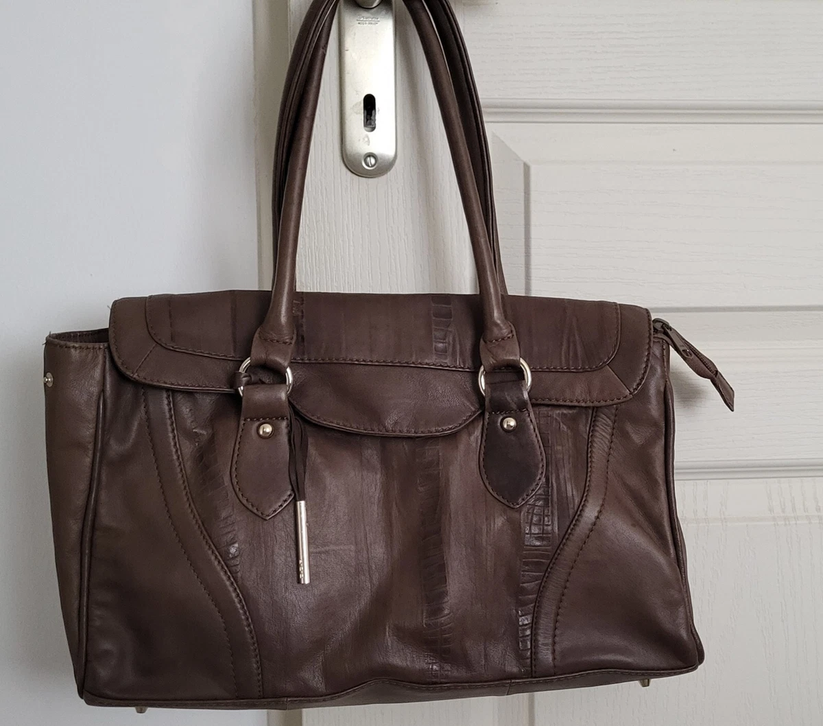 Officine Creative Sac Porté Épaule Cabala En Cuir | Marron | FR