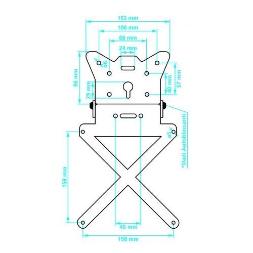 Für BMW K 1100 Rs Set Nummernschildhalter Verstellbar Alu + 1 Paar LED Blinker + - Bild 3 von 7