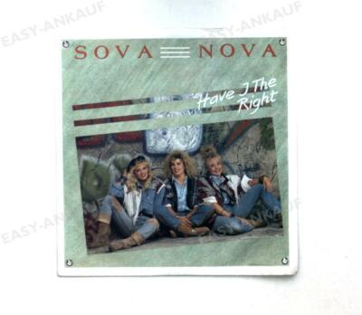 Sova Nova - Tengo La Razon (Have I The Right) GER 7in 1987 '