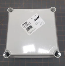 FIBOX Enclosure (190x190x130 / 7.5x7.5x5.1) ABS 1919 13 G 5880359 Light Grey Box