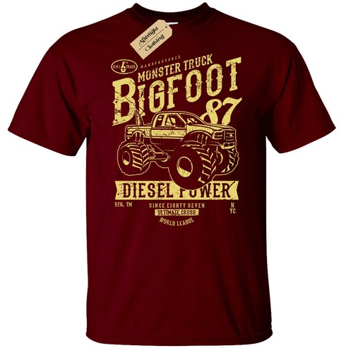 bigfoot monster truck t shirt