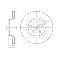 Metelli 2X Bremsscheibe Vorne Ø332 Mm BelüFtet FüR Dodge Nitro Jeep Cherokee KK