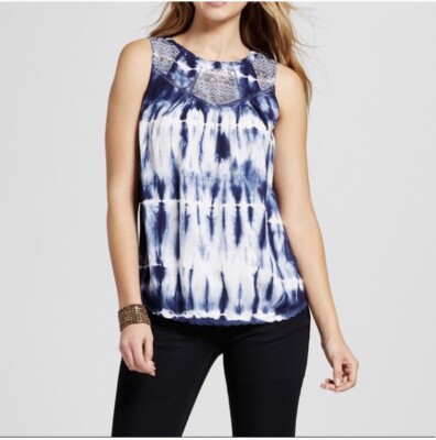 Knox Rose Shibori Tie Dye Tank XS