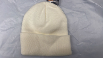 Timberland UNISEX Off White Fair Winter Beanie Hat A1V98148 | eBay