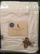 Pottery Barn Kids Infant Crib Bedskirt Max Applique Juponnage NEW