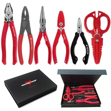VAMPLIERS 6-PC Stripped Screw Extraction Pliers Tools Gift Set - VT-001-S6AGS.