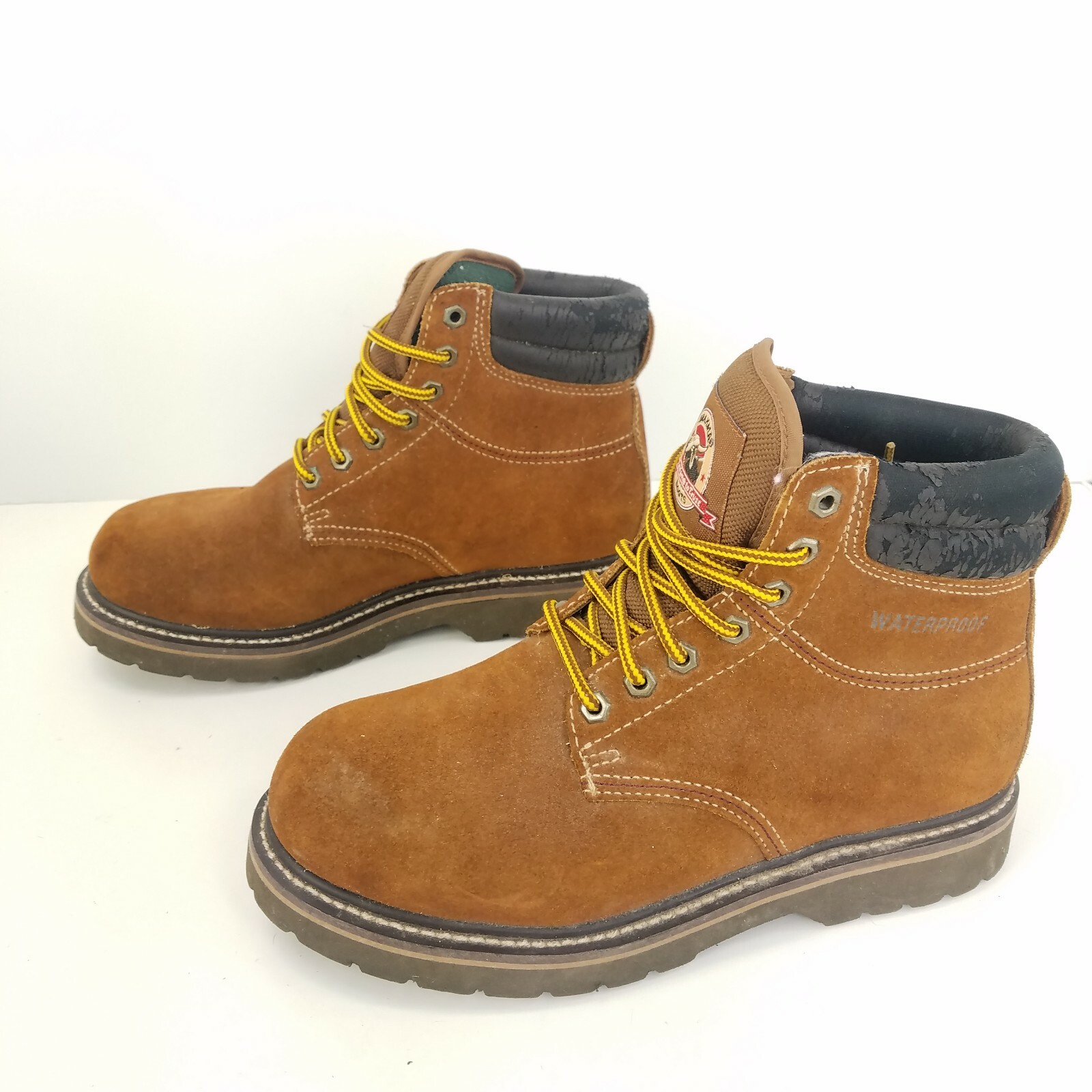 Brahma Bravo Waterproof Ankle Boots Brown Leather Wor… Gem