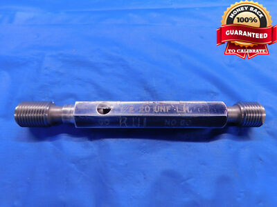 1/2 20 UNF BEFORE PLATE LEFT HAND THREAD PLUG GAGE .5 GO NO GO = .4719 & .4757