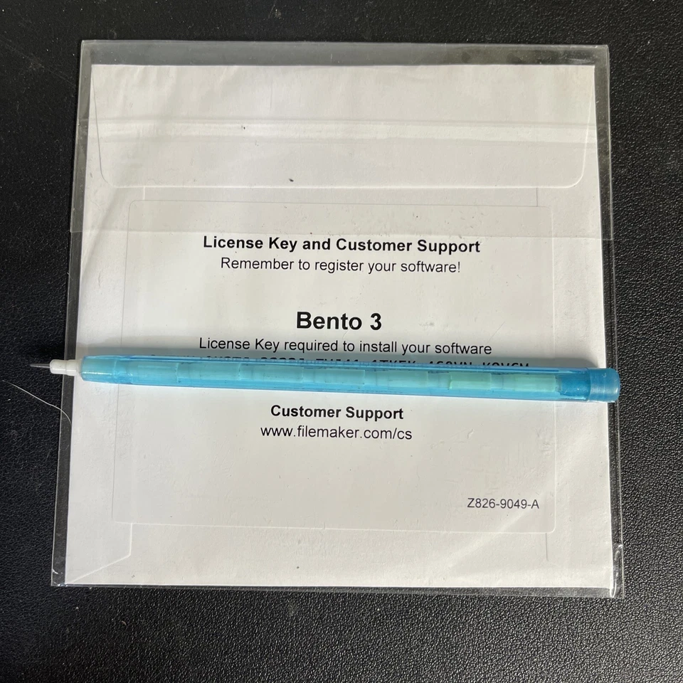 Filemaker Bento 3 TW345LL/A Filemaker Apple Mac RARE! New & Sealed FAST USA SHIP - Image 2 of 4