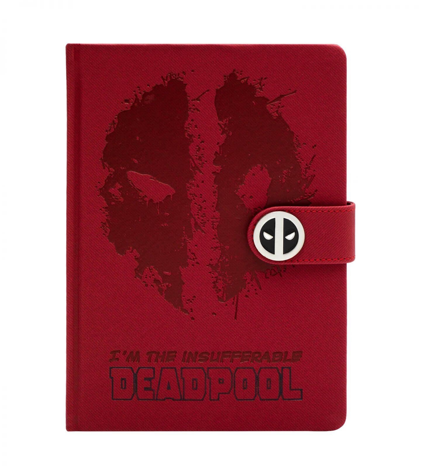 A5 Notebook Deadpool Splat lined hardcover teen gift idea Marvel merchandise