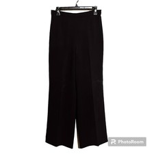 ST. JOHN Black Wide Leg Dress Pants Women  s Size 6