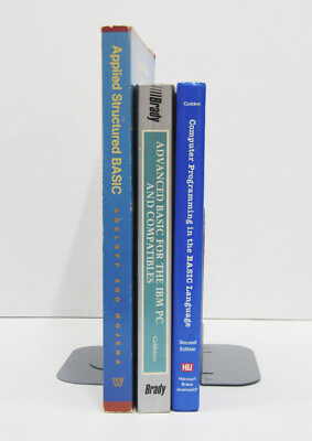 BASIC Programming Books - Vintage - Beginner to Advanced - 3 Book LOT