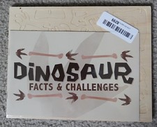 Puzzle Dinosaur Construction Wood 3D Model Kit facts challenges, 9" x 7"