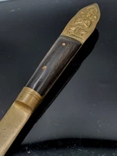 Vintage Handcrafted Brass Letter Opener Made In Thailand