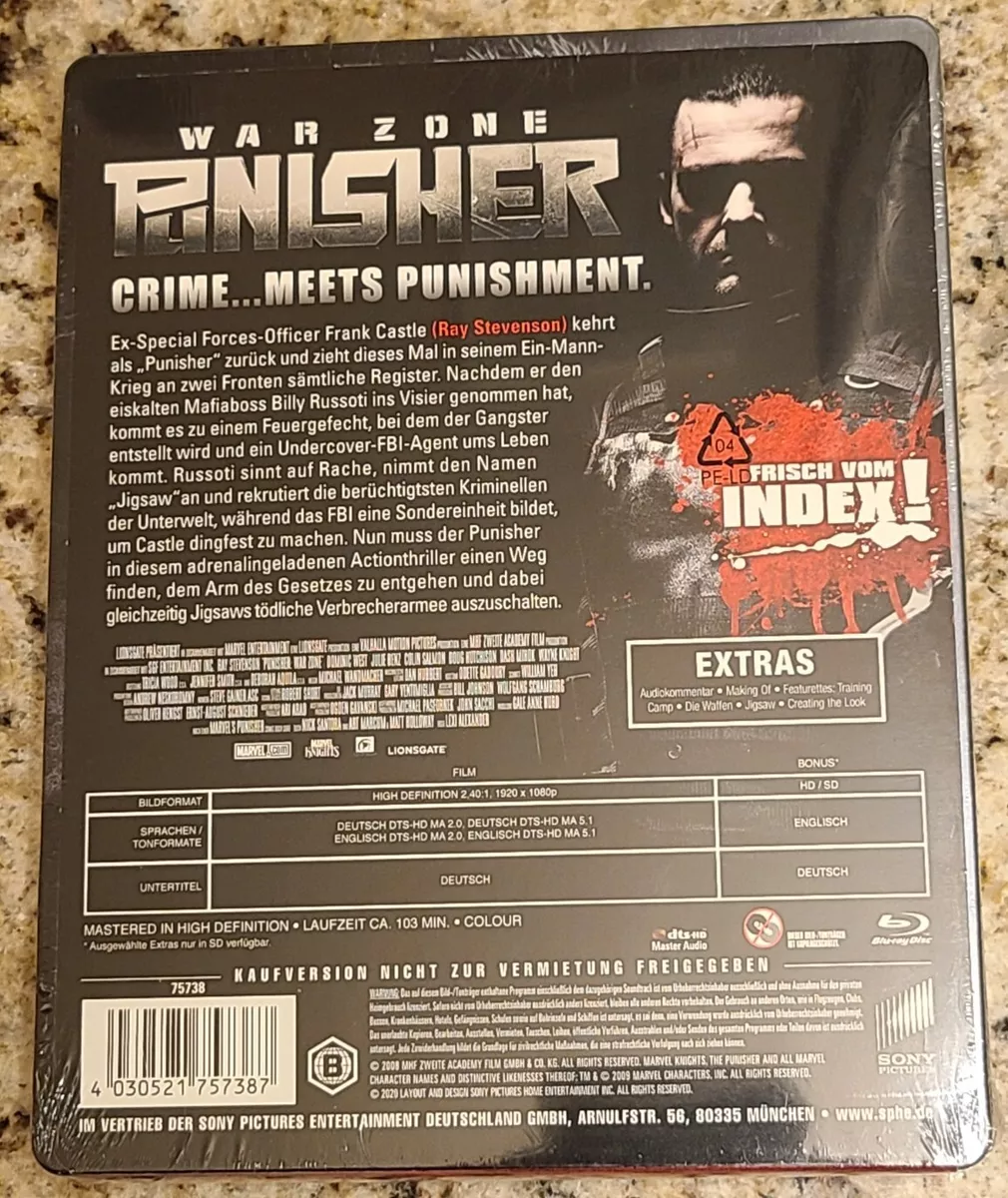 Punisher: War Zone Blu-ray (Uncut Version) (Germany)