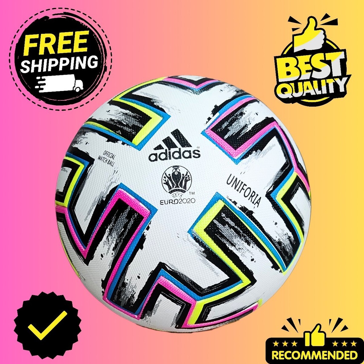 UEFA Euro 2020 Uniforia Pro Official Match Soccer Ball | Size 5
