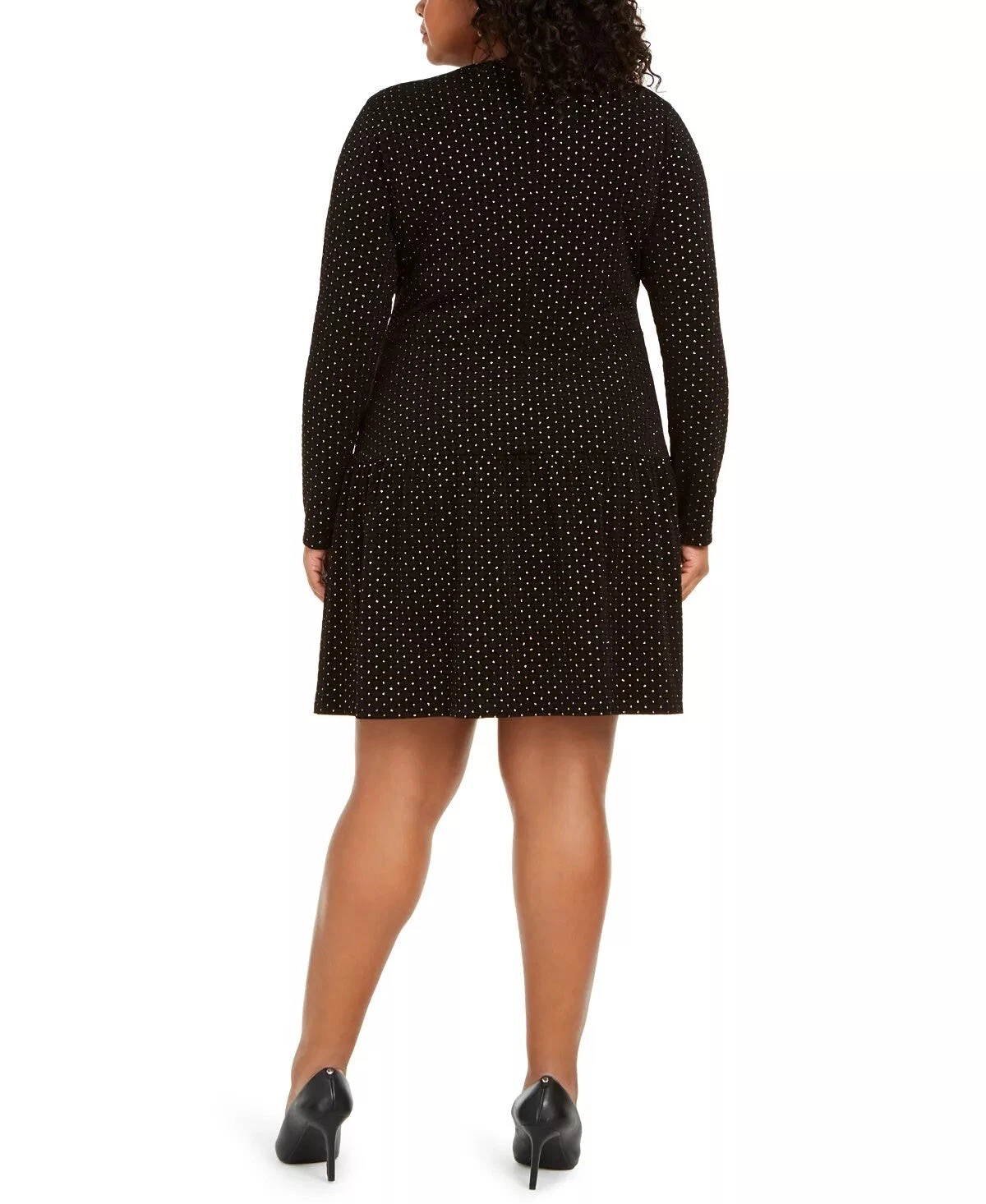 NEW MICHAEL KORS BLACK G DOTS SHIFT DRESS SIZE XXL $140