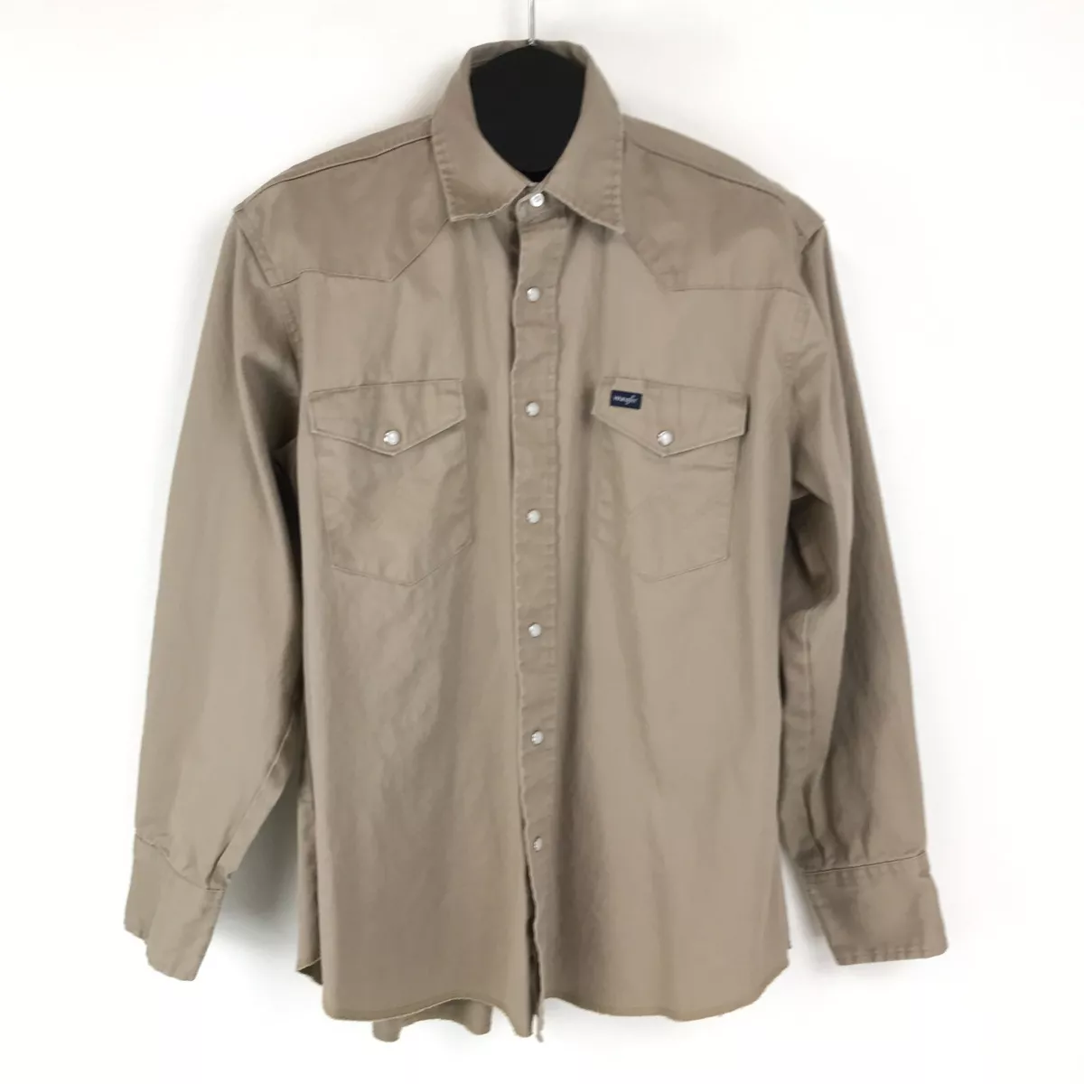 Wrangler pearl snap shop western shirts