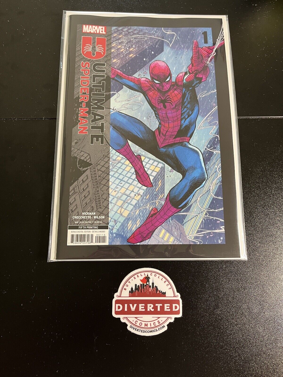 ULTIMATE SPIDER-MAN 1 5TH PRINT CHECCHETTO VARIANT | MARVEL (2417)