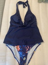 Cupshe U-wire Tankini Set  New  Top Small, Bottoms Medium