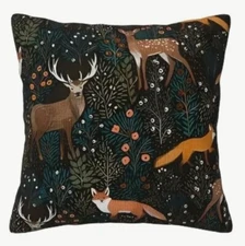 Fall Winter Deer Animals Christmas Throw Pillow Cover Winter Holiday Home Decor