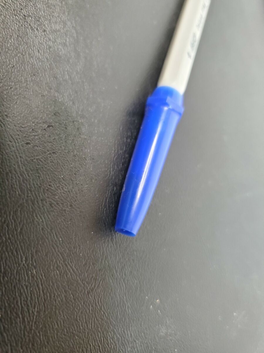Vintage BIC Deluxe Fine Line Marker Pen USA .49 Blue Dried Vintage BIC Deluxe Fine Line Marker Pen USA .49 Blue Dried