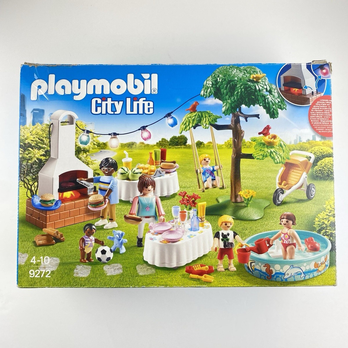 Playmobil City Life Family and BBQ 9272 Battery Powered Lights - Main Image