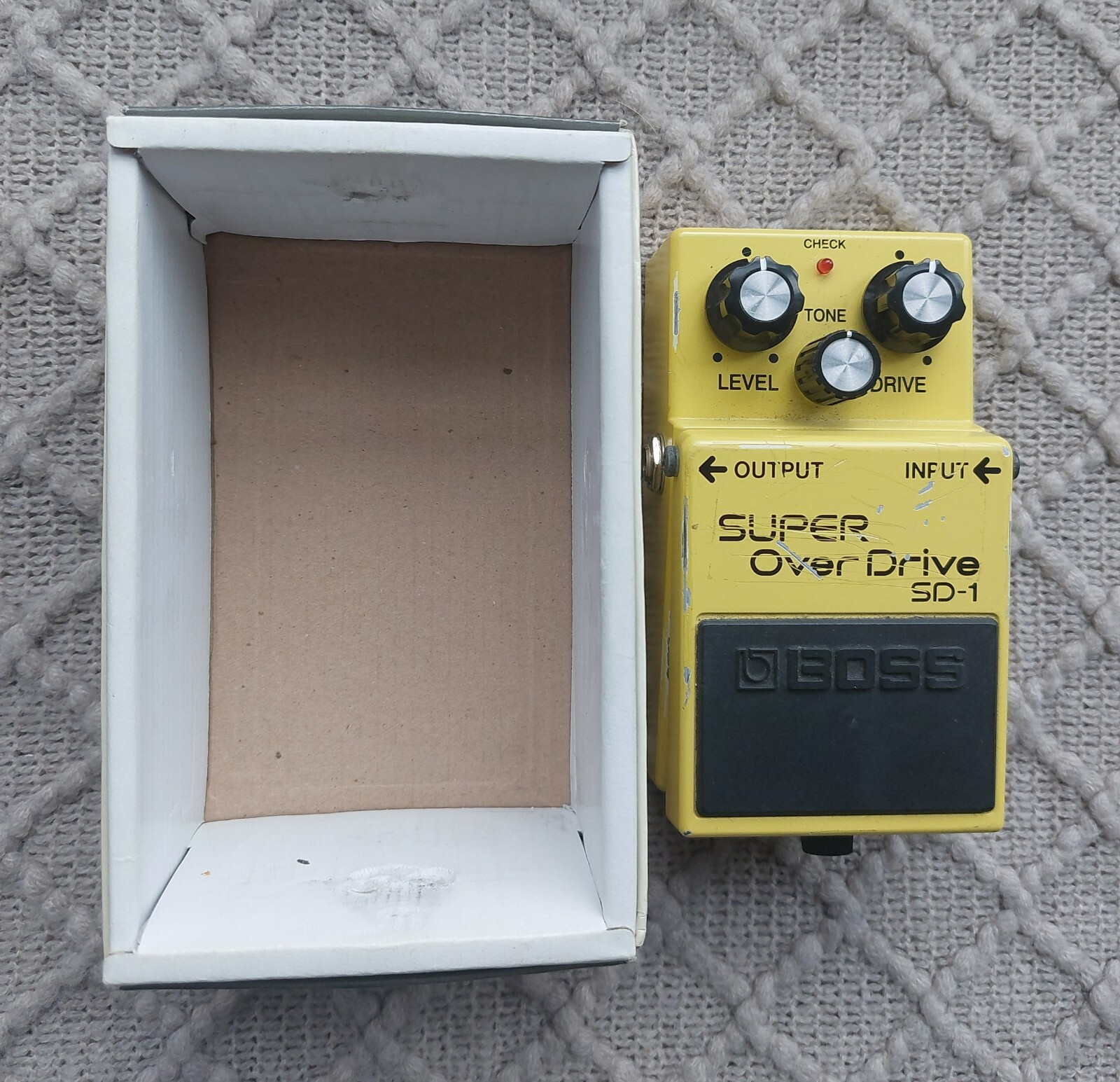 Boss SD 1 Super Overdrive distortion pedal full working order eBay