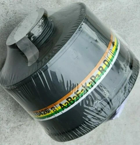 Máscara de gás MSA Millennium CBRN/NBC com tubo de bebida e lente colorida Outsert 10051287 NOVA - Imagem 3 de 4