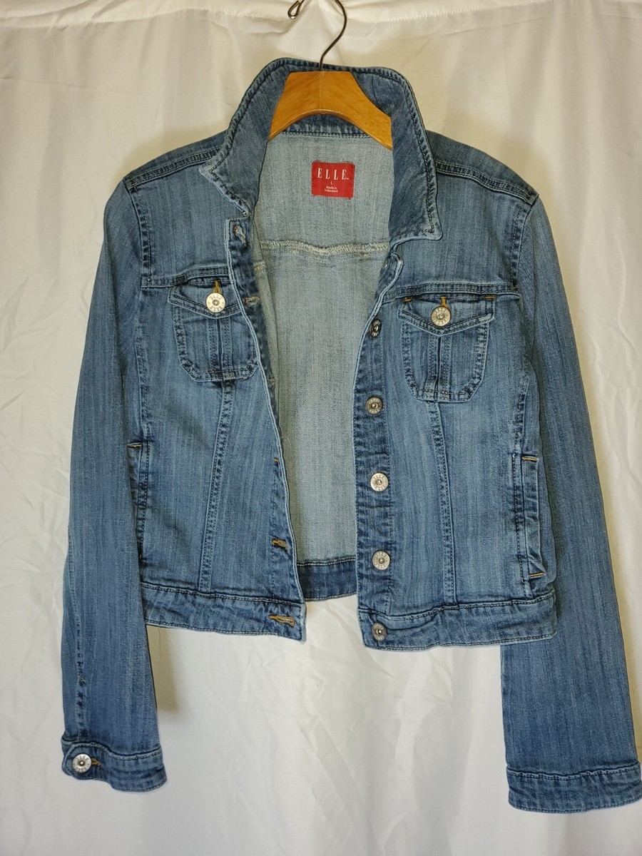 Vintage ELLE Magazine Denim Jacket From 90