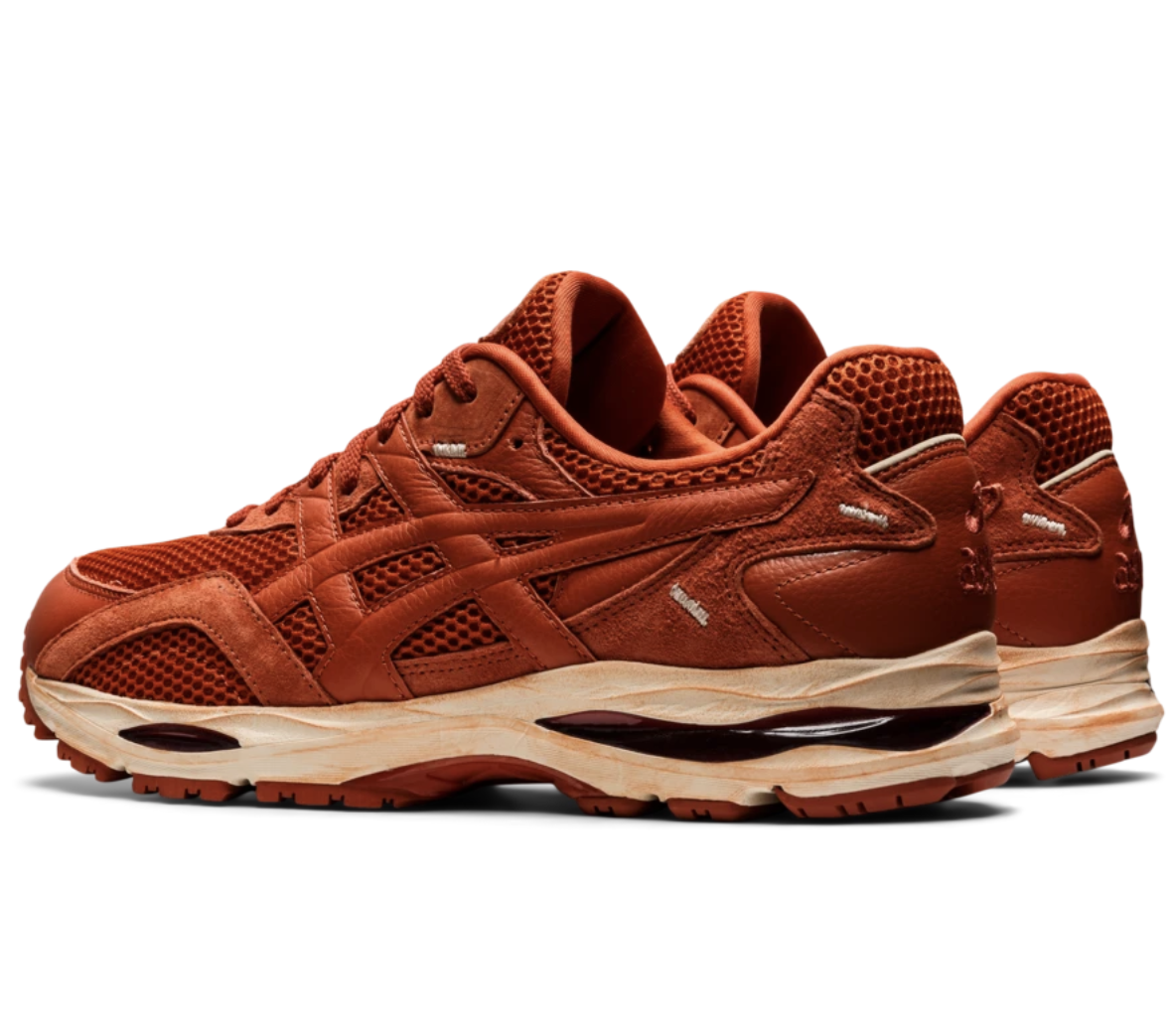 Red Clay Asics Cream Denim Tears x Basics Gel-mc plus | eBay