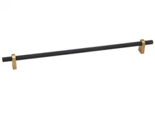 Alno D2901-18-CHP/MB Vita Bella 18" Center to Center - Champagne/Matte Black