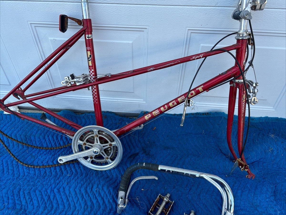 Peugeot record du monde vintage bicycle Red | eBay