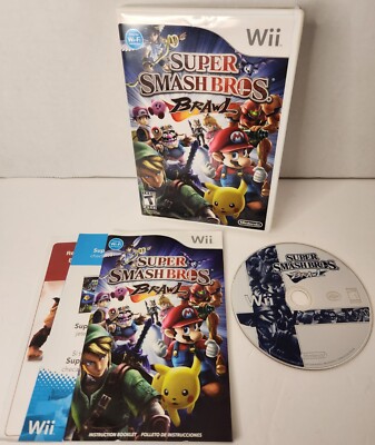 Jeu NINTENDO WII Wii SUPER SMASH BROS BRAWL + Notice Code non gratté VF
