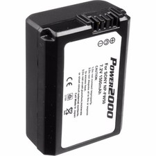 Power2000 NP-FW50 Battery for Sony Alpha NEX-3 NEX-5 NEX-6 NEX-7 SLT-A33 SLT-A55