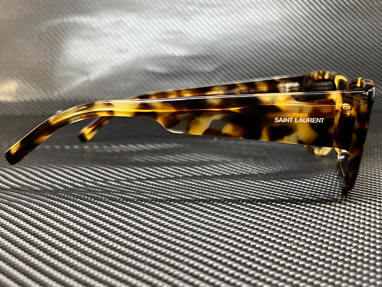 SAINT LAURENT SL 366 Lenny 005 Avana occhiali da sole rettangolari unisex 60 mm