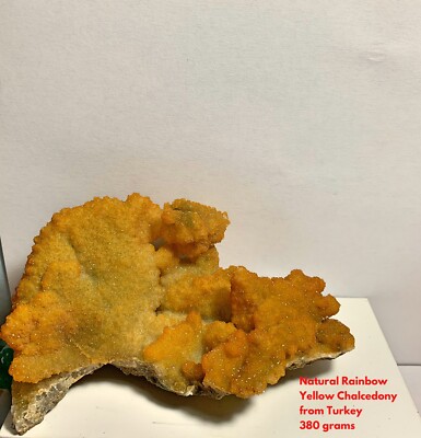 WOW ! GOLDEN FIRE CHALCEDONY SPECIMEN - FROM TURKEY